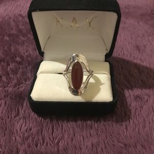 NWOT Dominique Dinouart Designs 925 Natural Gemstone Ring- Size 7